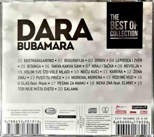 	CD DARA BUBAMARA THE BEST OF COLLECTION kompilacija 2017 city records srbija	 